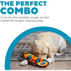 Outward Hound Invincibles Snakes Red/Orange Squeaky Stuffing-Free Plush Dog Toy -Blue Buffalo Shop 85906 PT1. AC SS1800 V1631593029