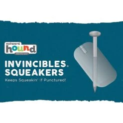 Outward Hound Invincibles Geckos Squeak Dog Toy -Blue Buffalo Shop 85910 PT6. AC SS1800 V1589922053