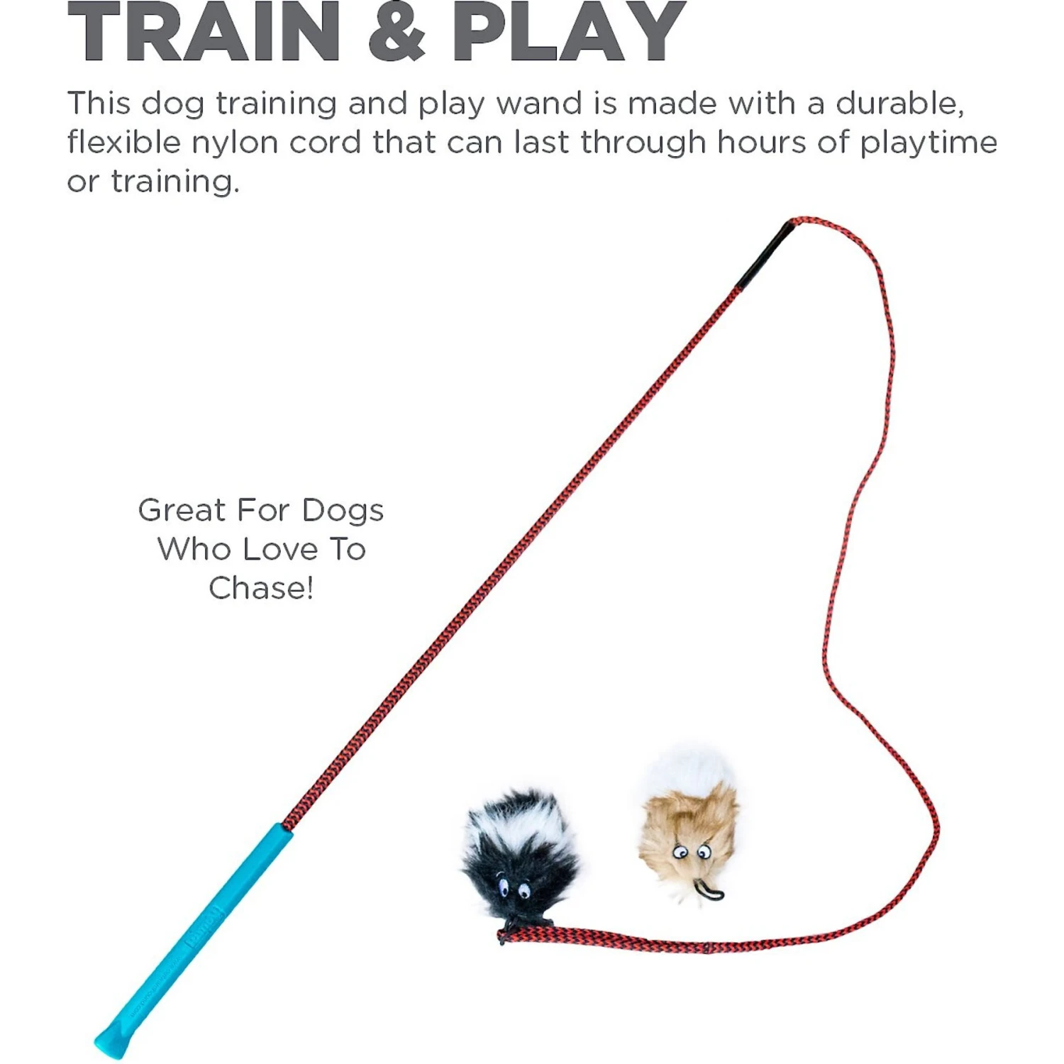 Outward Hound Tail Teaser With Refill Dog & Cat Teaser Toy 4 Outward Hound Tail Teaser With Refill Dog & Cat Teaser Toy - Image 2
