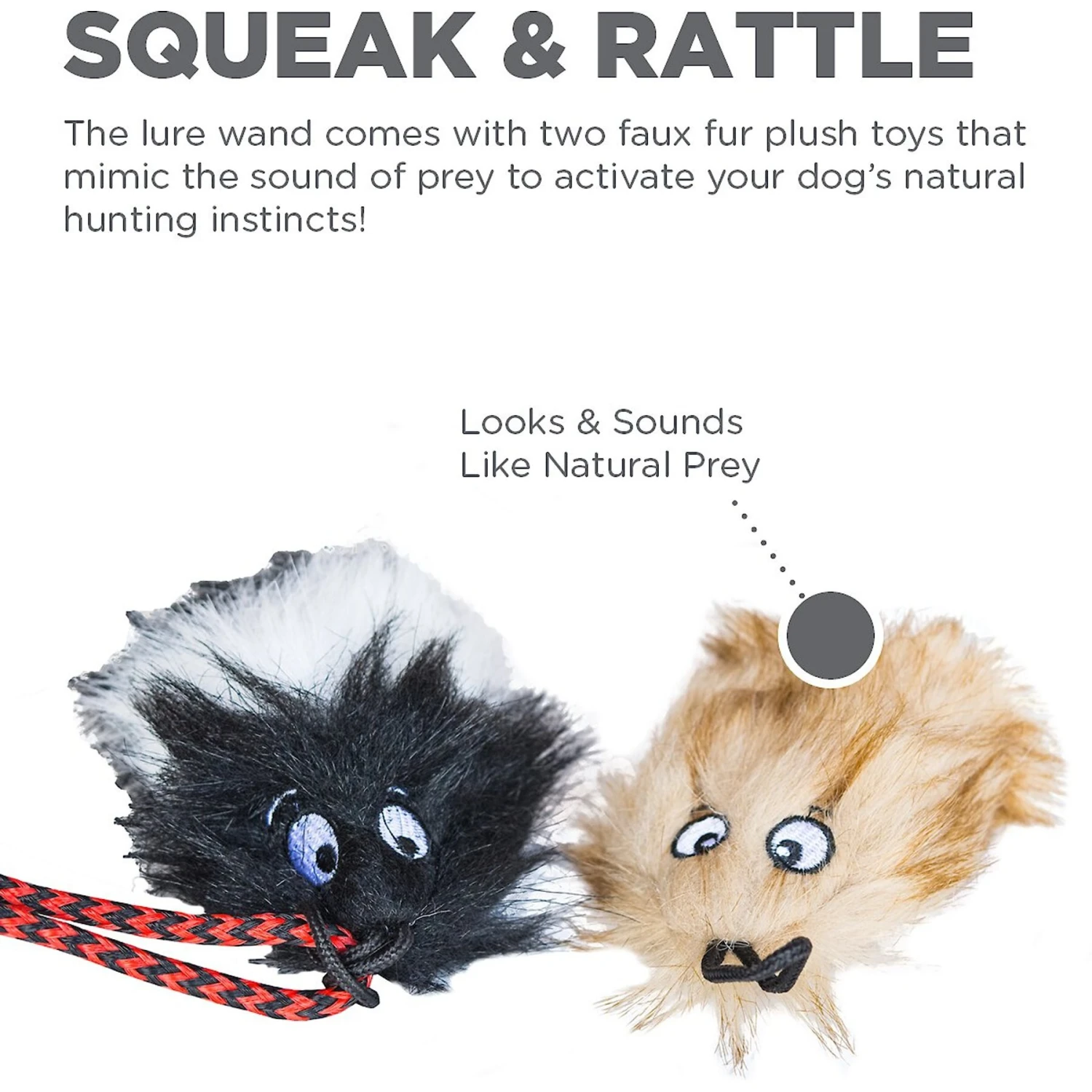Outward Hound Tail Teaser With Refill Dog & Cat Teaser Toy 6 Outward Hound Tail Teaser With Refill Dog & Cat Teaser Toy - Image 4