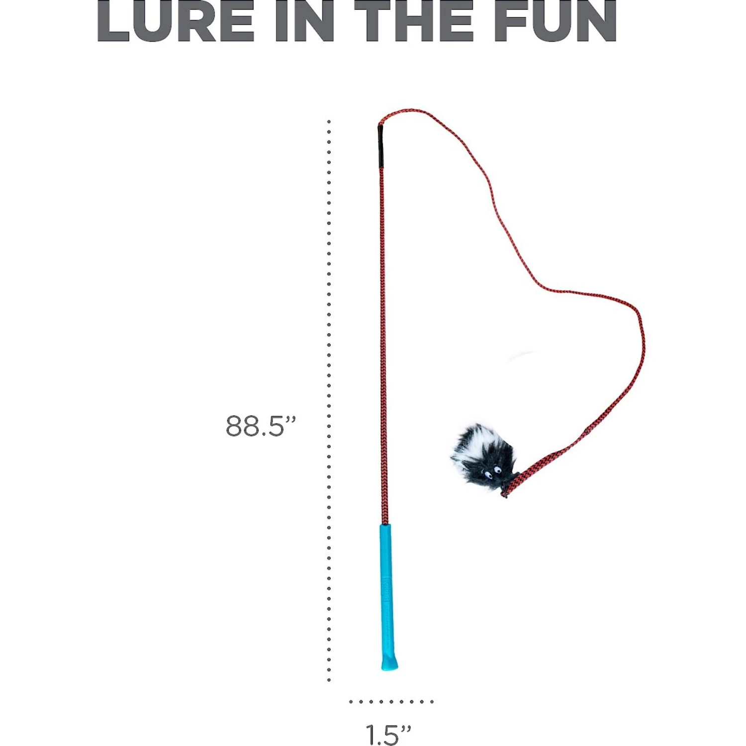 Outward Hound Tail Teaser With Refill Dog & Cat Teaser Toy 8 Outward Hound Tail Teaser With Refill Dog & Cat Teaser Toy - Image 6