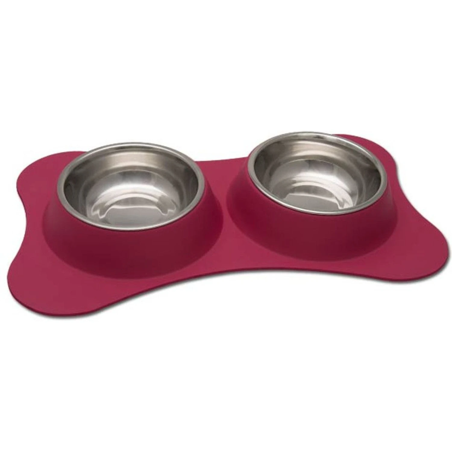 Loving Pets Bone Shaped Flex Diner Dog Bowl 3 Loving Pets Bone Shaped Flex Diner Dog Bowl