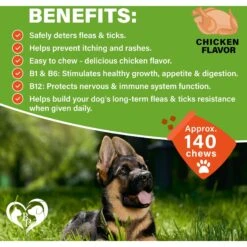 Beloved Pets Flea & Tick Prevention Chewable Pills For Dogs, 10-oz Pack 12 Beloved Pets Flea & Tick Prevention Chewable Pills For Dogs, 10-oz Pack -Blue Buffalo Shop 862558 PT2. AC SS1800 V1685490916