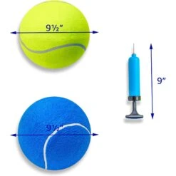 Pet Fit For Life Giant Tennis Ball Dog Toy, Yellow -Blue Buffalo Shop 872422 PT2. AC SS1800 V1686250302