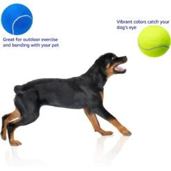 Pet Fit For Life Giant Tennis Ball Dog Toy, Yellow -Blue Buffalo Shop 872422 PT5. AC SS1800 V1686249439