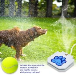 Pet Fit For Life Dog Step-on Sprinkler Dog Toy, Silver -Blue Buffalo Shop 872438 PT2. AC SS1800 V1686249903