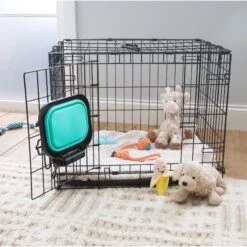 Pounce + Fetch Cage Collapsible Foldable Bowl, Teal, 16-oz -Blue Buffalo Shop 883342 PT2. AC SS1800 V1686246277