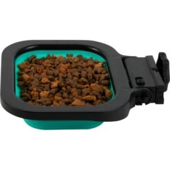 Pounce + Fetch Cage Collapsible Foldable Bowl, Teal, 16-oz -Blue Buffalo Shop 883342 PT6. AC SS1800 V1686248942