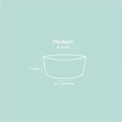 Waggo Habit Non-Skid Silicone Cat & Dog Bowl, Medium -Blue Buffalo Shop 889254 PT4. AC SS1800 V1697132783