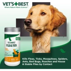 Vet's Best Topical Flea & Tick Wipes For Cats & Dogs, 50 Count 12 Vet's Best Topical Flea & Tick Wipes For Cats & Dogs, 50 Count -Blue Buffalo Shop 88945 PT4. AC SS1800 V1632798071