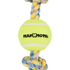 Mammoth Color 3 Knot Rope Tug With Tennis Ball For Dogs, Color Varies -Blue Buffalo Shop 89513 PT8. AC SS1800 V1633022573