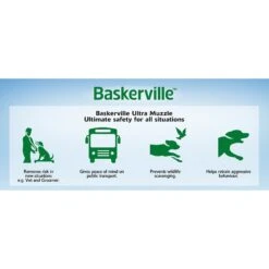 Baskerville Ultra Dog Adjustable Basket Muzzle -Blue Buffalo Shop 89656 PT5. AC SS1800 V1558015199