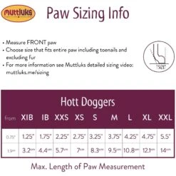 Muttluks Hott Doggers Dog Boot, 4 Boots -Blue Buffalo Shop 897510 PT1. AC SS1800 V1689799861