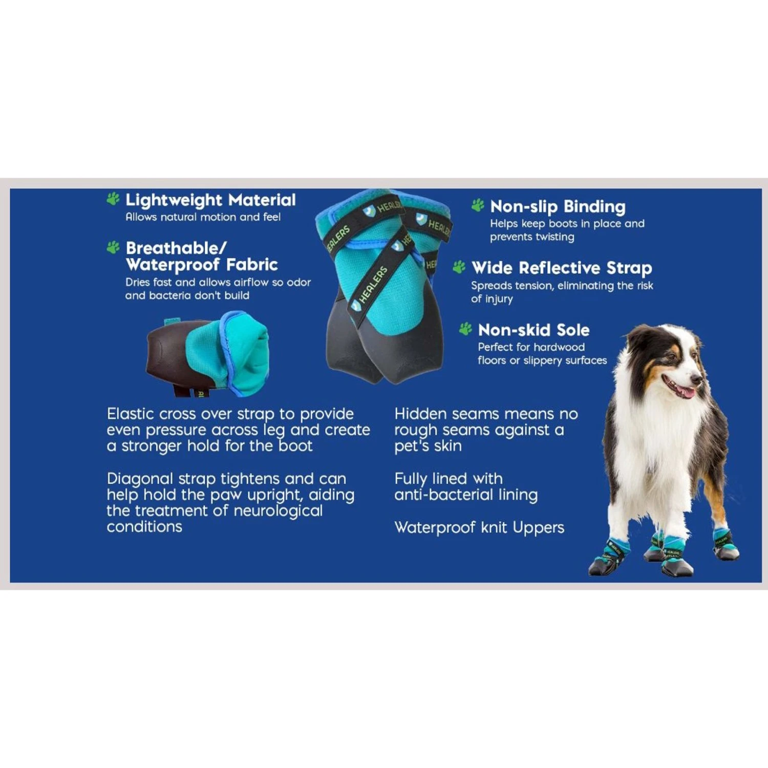 Healers Urban Walker III Waterproof Dog Boots 11 Healers Urban Walker III Waterproof Dog Boots - Image 9