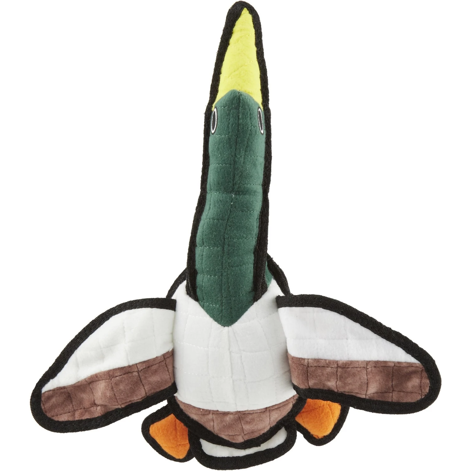 Tuffy's Barnyard Duck Squeaky Plush Dog Toy 7 Tuffy's Barnyard Duck Squeaky Plush Dog Toy - Image 5