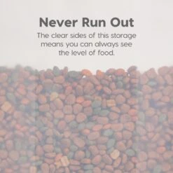 IRIS USA WeatherPro Airtight Dog, Cat, Bird & Small-Pet Food Storage Bin Container With Attachable Casters -Blue Buffalo Shop 901870 PT2. AC SS1800 V1688391392