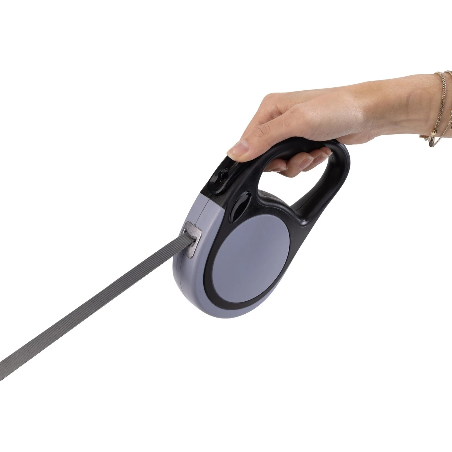 Pounce + Fetch 10-ft Retractable Dog Leash, Grey, Small 9 Pounce + Fetch 10-ft Retractable Dog Leash, Grey, Small - Image 7