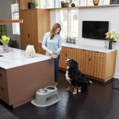 WeatherTech Double High Stainless Steel Cat & Dog Pet Feeding System 5 WeatherTech Double High Stainless Steel Cat & Dog Pet Feeding System -Blue Buffalo Shop 904478 PT1. AC SS1800 V1695933762