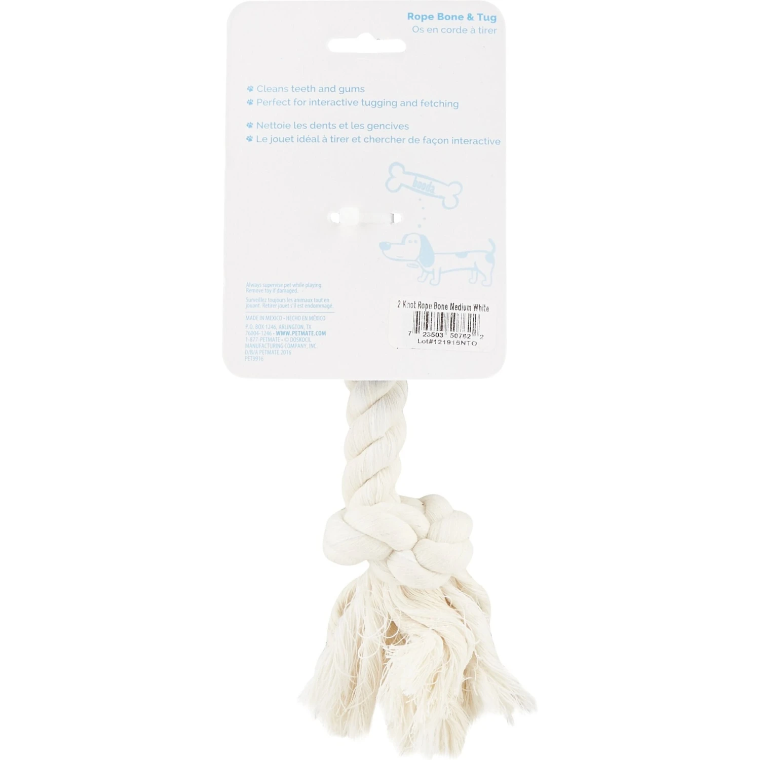 Booda 2 Knot Rope Bones For Dogs 5 Booda 2 Knot Rope Bones For Dogs - Image 3