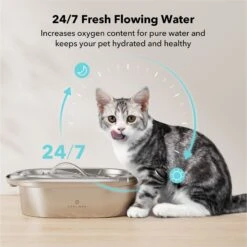 Petlibro Stainless Steel Dog & Cat Water Fountain, 2-L & Pet Standard PETLIBRO Model PLWF003 Stainless Steel Pet Water Fountain Replacement Filter & Replacement Pre-Filter Sponges, 67-oz, 12-pack 15 Petlibro Stainless Steel Dog & Cat Water Fountain, 2-L & Pet Standard PETLIBRO Model PLWF003 Stainless Steel Pet Water Fountain Replacement Filter & Replacement Pre-Filter Sponges, 67-oz, 12-pack -Blue Buffalo Shop 916606 PT4. AC SS1800 V1689884660