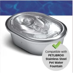 Petlibro Stainless Steel Dog & Cat Water Fountain, 2-L & Pet Standard PETLIBRO Model PLWF003 Stainless Steel Pet Water Fountain Replacement Filter & Replacement Pre-Filter Sponges, 67-oz, 12-pack 19 Petlibro Stainless Steel Dog & Cat Water Fountain, 2-L & Pet Standard PETLIBRO Model PLWF003 Stainless Steel Pet Water Fountain Replacement Filter & Replacement Pre-Filter Sponges, 67-oz, 12-pack -Blue Buffalo Shop 916606 PT8. AC SS1800 V1689883393