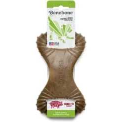 Benebone Bacon Flavor Dental Tough Dog Chew Toy -Blue Buffalo Shop 91863 PT2. AC SS1800 V1612402273