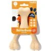 BetterBone Tough Beef Dog Toy, Natural