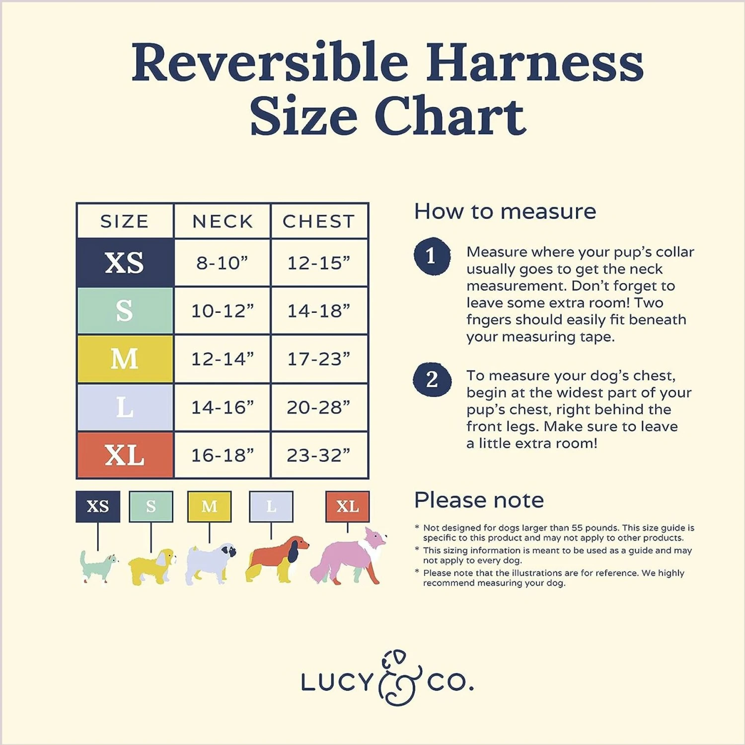 Lucy & Co. The Have A Nice Day Reversible Dog Harness, Blue 8 Lucy & Co. The Have A Nice Day Reversible Dog Harness, Blue - Image 6