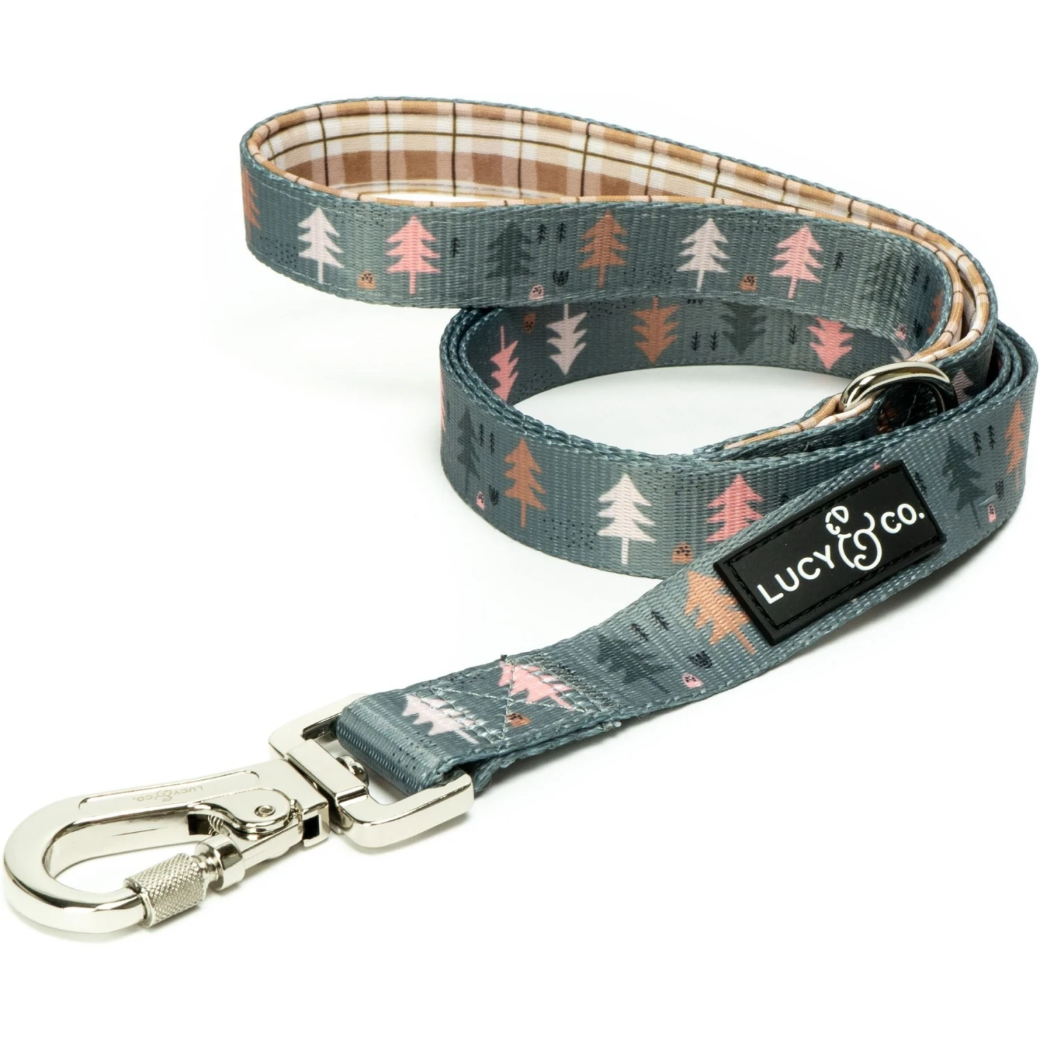 Lucy & Co. The Take A Hike Polyester Padded Handle Dog Leash, Green 3 Lucy & Co. The Take A Hike Polyester Padded Handle Dog Leash, Green