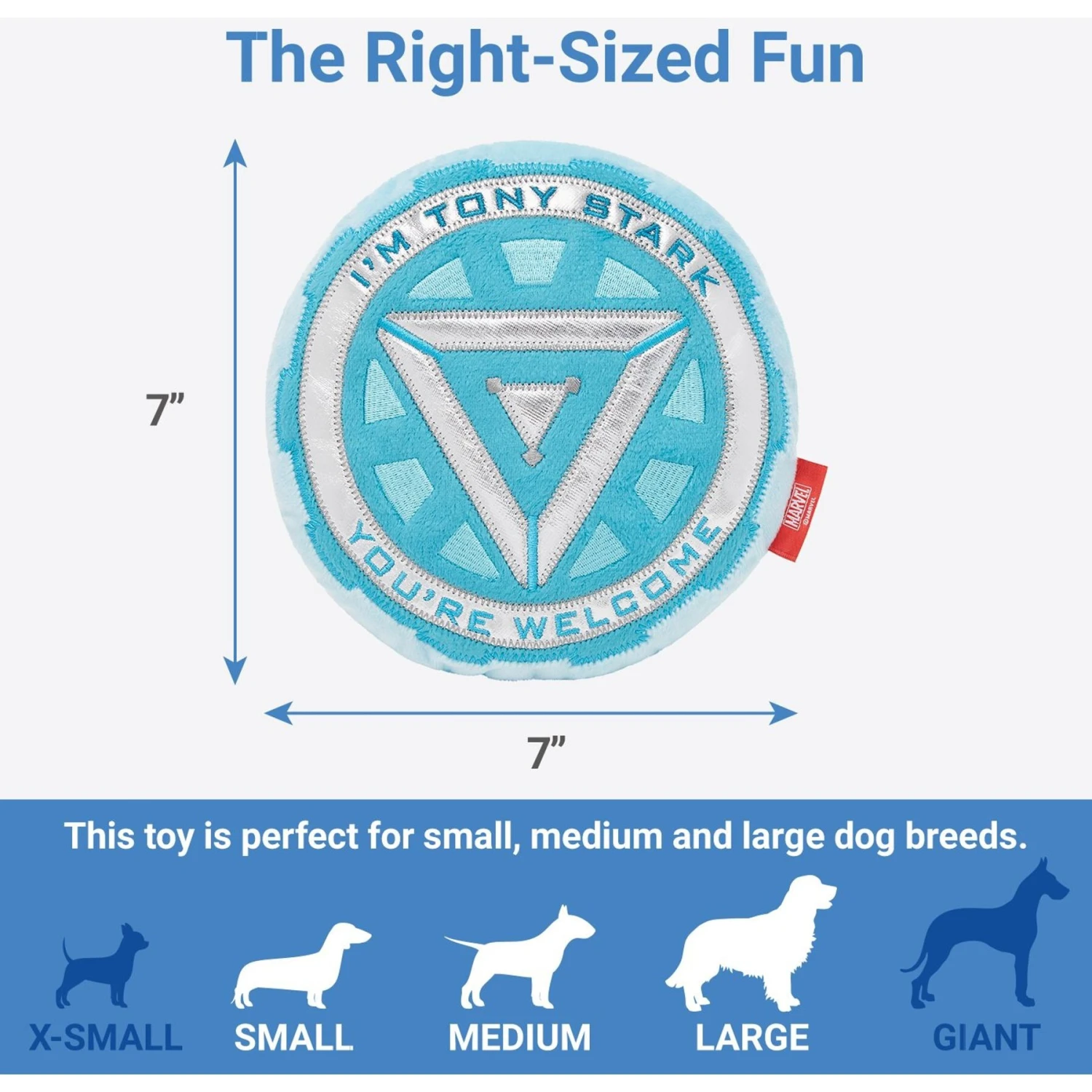 Marvel 's Thor Round Plush Squeaky Dog Toy + 2 Items 11 Marvel 's Thor Round Plush Squeaky Dog Toy + 2 Items - Image 9