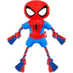 Marvel 's Captain America Plush With Rope Squeaky Dog Toy + 3 Items -Blue Buffalo Shop 929454 PT4. AC SS1800 V1690899179