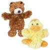 KONG Plush Teddy Bear Dog Toy & KONG Plush Duck Dog Toy -Blue Buffalo Shop 933414 MAIN. AC SS1800 V1692304098