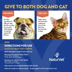 NaturVet Outta My Box Soft Chews Digestive Supplement For Cats & Dogs -Blue Buffalo Shop 93631 PT6. AC SS1800 V1698697411