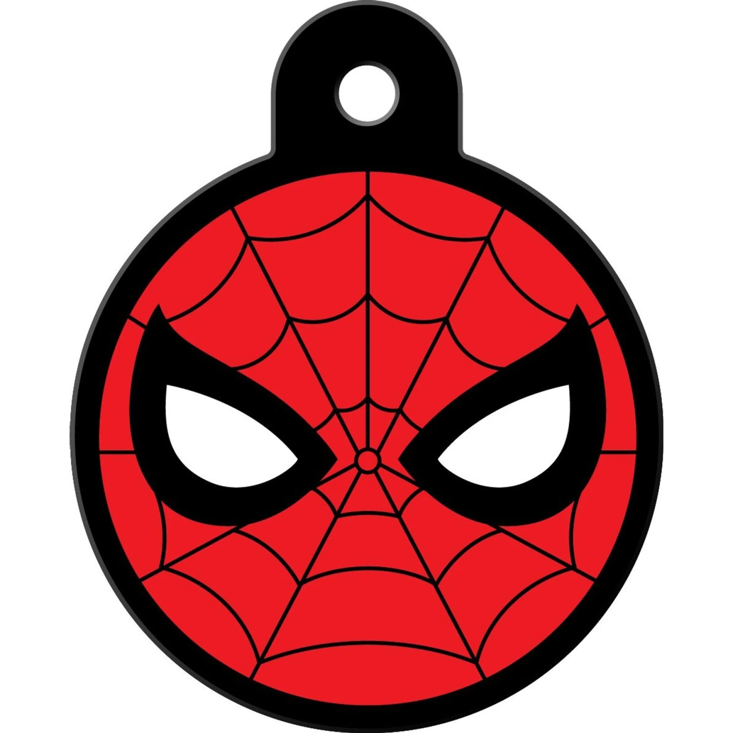 Quick-Tag Marvel Spiderman Eyes Circle Dog ID Tag 3 Quick-Tag Marvel Spiderman Eyes Circle Dog ID Tag