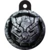 Quick-Tag Marvel Black Panther Silver Seal Circle Dog ID Tag -Blue Buffalo Shop 950718 MAIN. AC SS1800 V1696956177