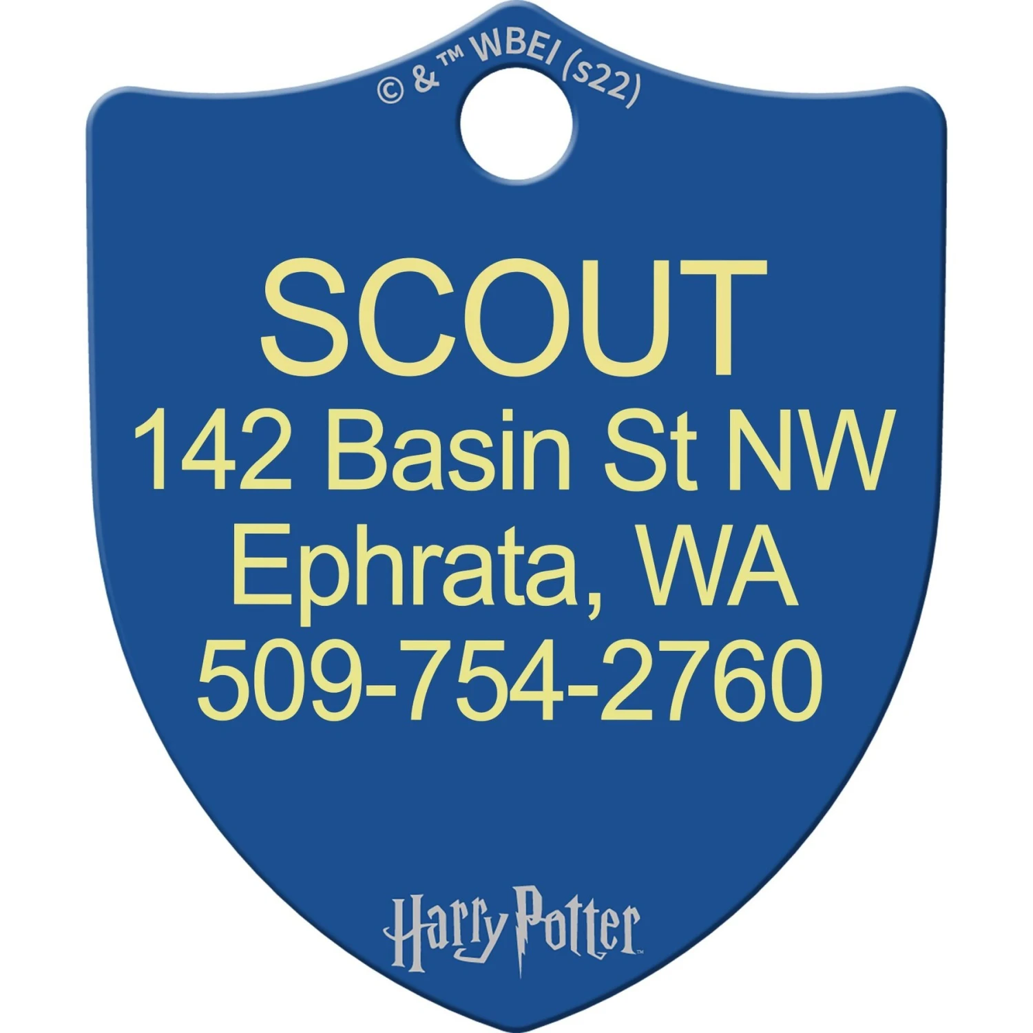 Quick-Tag Harry Potter Ravenclaw Crest Dog ID Tag 4 Quick-Tag Harry Potter Ravenclaw Crest Dog ID Tag - Image 2