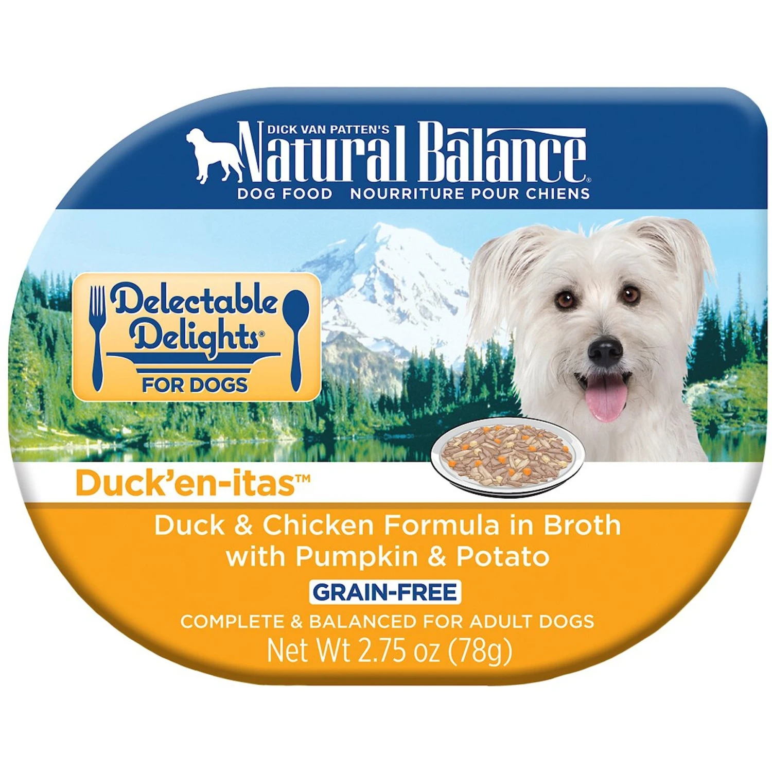 Natural Balance Delectable Delights Duck'en-itas Grain-Free Wet Dog Food 3 Natural Balance Delectable Delights Duck'en-itas Grain-Free Wet Dog Food