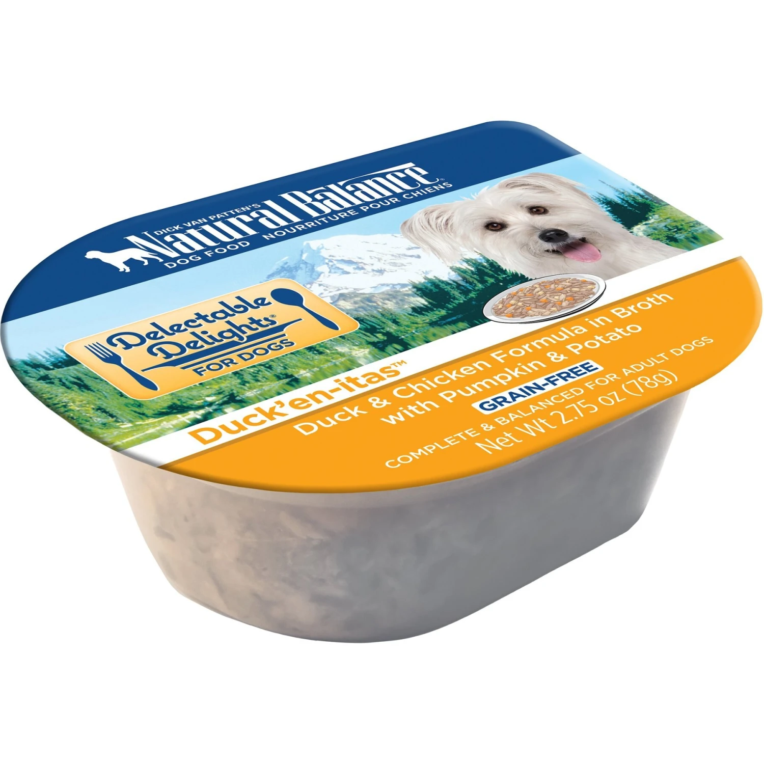 Natural Balance Delectable Delights Duck'en-itas Grain-Free Wet Dog Food 4 Natural Balance Delectable Delights Duck'en-itas Grain-Free Wet Dog Food - Image 2