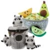 Frisco Trash Can & Raccoons Hide & Seek Puzzle Plush Squeaky Dog Toy & Frisco Guacamole Hide & Seek Puzzle Plush Squeaky Dog Toy -Blue Buffalo Shop 962062 MAIN. AC SS1800 V1694783038