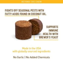 VetIQ Hickory Smoke Flavored Soft Chews Flea & Tick Support For Dogs, 9.5-oz, 60 Count 17 VetIQ Hickory Smoke Flavored Soft Chews Flea & Tick Support For Dogs, 9.5-oz, 60 Count -Blue Buffalo Shop 970702 PT7. AC SS1800 V1700689302