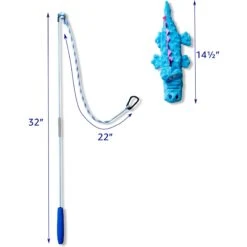 Pet Fit For Life Alligator Wand Dog Toy, Blue -Blue Buffalo Shop 970766 PT1. AC SS1800 V1696349031