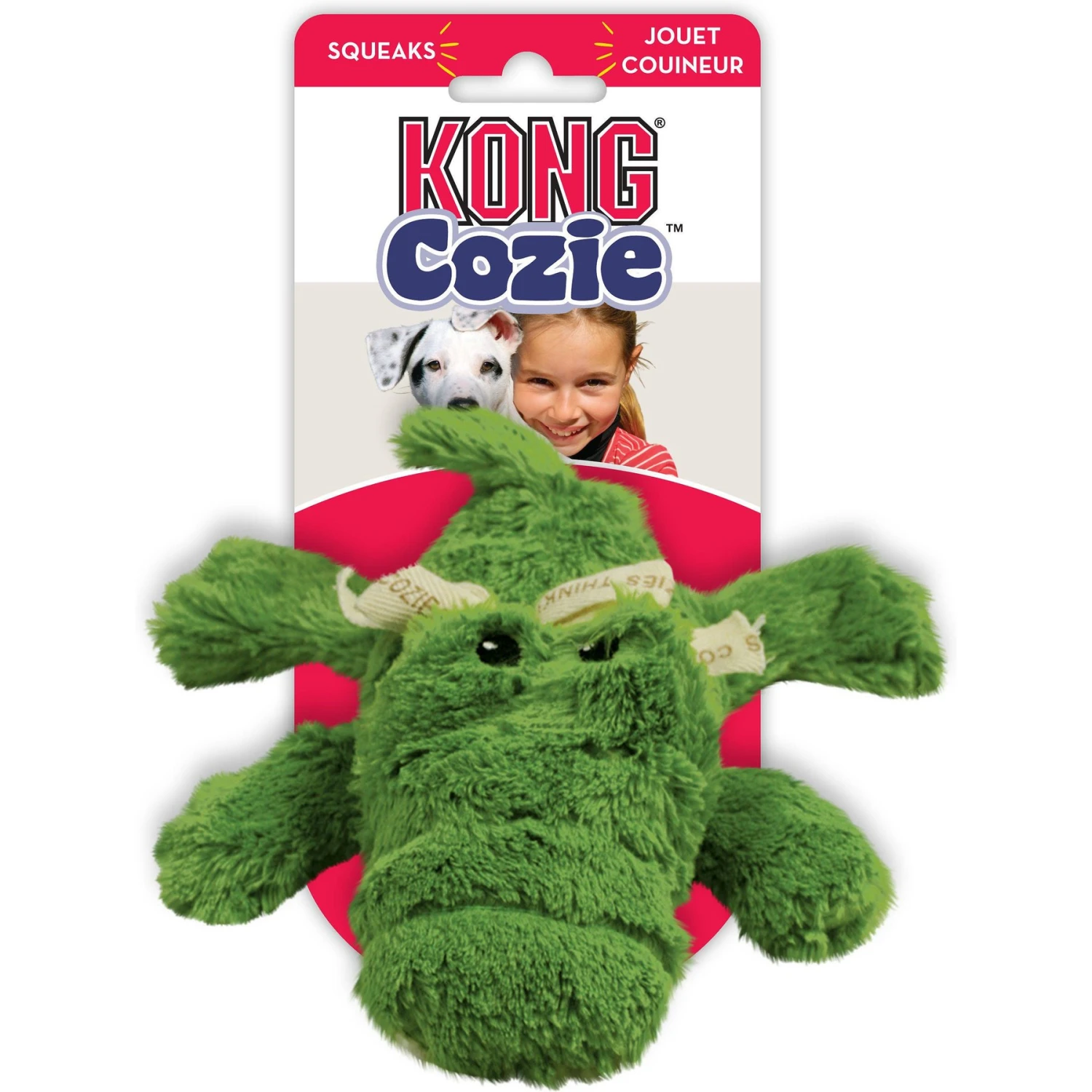 KONG Cozie Ali The Alligator Dog Toy + 2 Items 7 KONG Cozie Ali The Alligator Dog Toy + 2 Items - Image 5