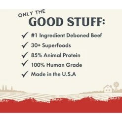 Health Extension Beef Recipe Non-GMO Air-Dried Dog Food, 2-lb Bag -Blue Buffalo Shop 972246 PT5. AC SS1800 V1698169665