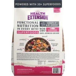 Health Extension Salmon Recipe Non-GMO Air-Dried Dog Food, 2-lb Bag -Blue Buffalo Shop 972262 PT1. AC SS1800 V1698170300