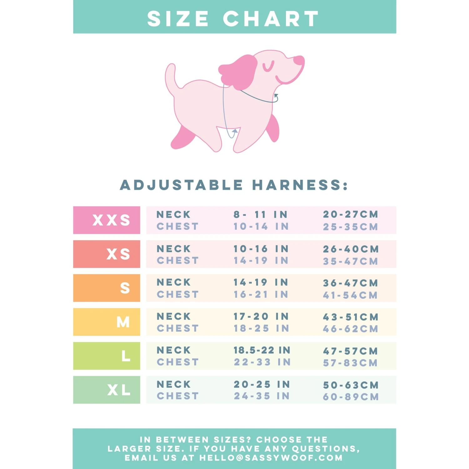 Sassy Woof Friends Dog Harness, Yellow 6 Sassy Woof Friends Dog Harness, Yellow - Image 4