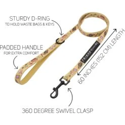 Sassy Woof Friends Dog Leash, 5-ft Long, 4/5-in Wide 8 Sassy Woof Friends Dog Leash, 5-ft Long, 4/5-in Wide -Blue Buffalo Shop 980238 PT2. AC SS1800 V1698181417