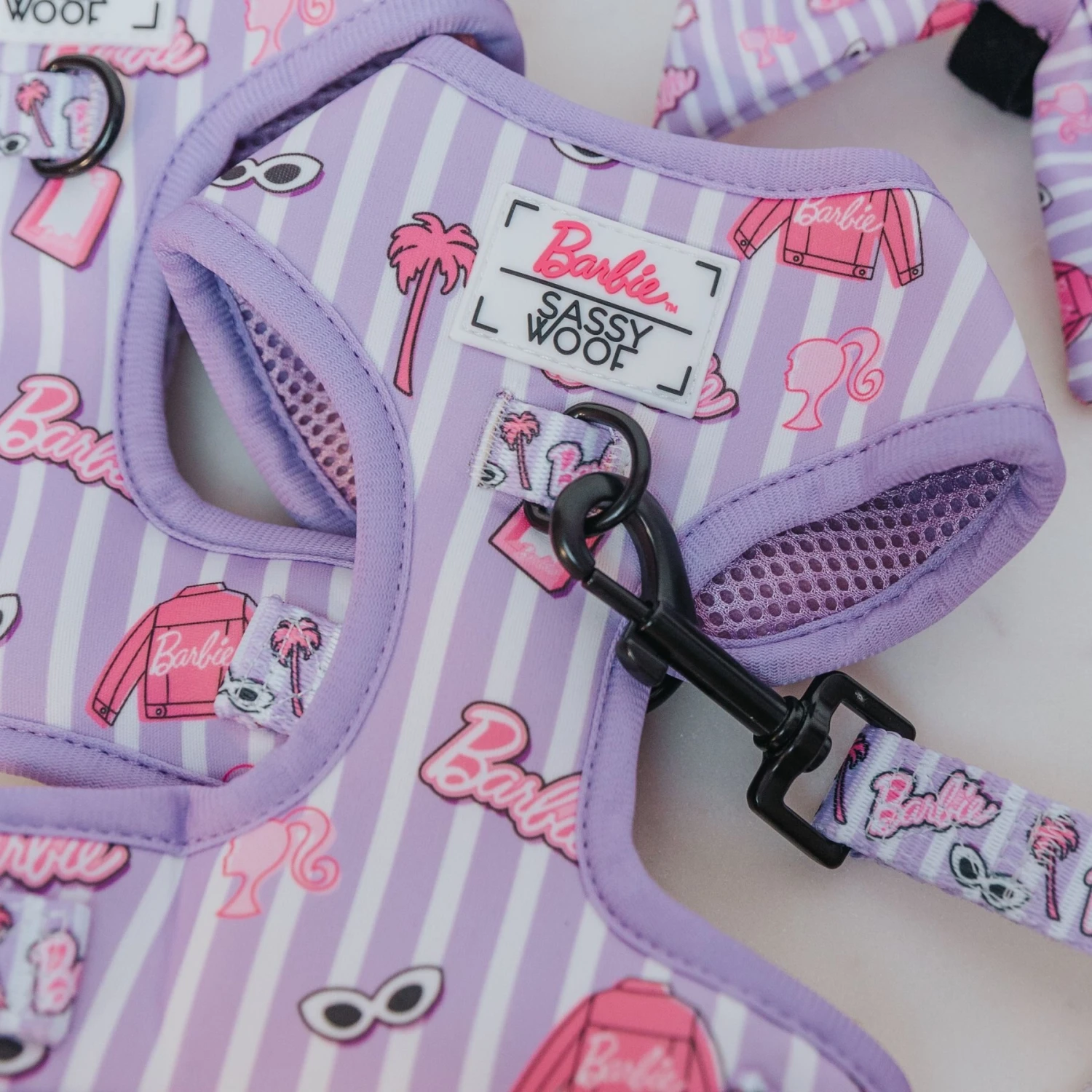 Sassy Woof Closet Goals Dog Harness & Leash, Purple 6 Sassy Woof Closet Goals Dog Harness & Leash, Purple - Image 4