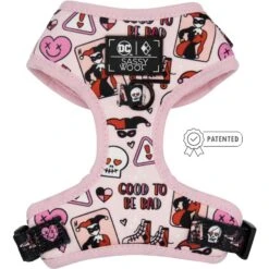 Sassy Woof Harley Quin Dog Harness, Pink
