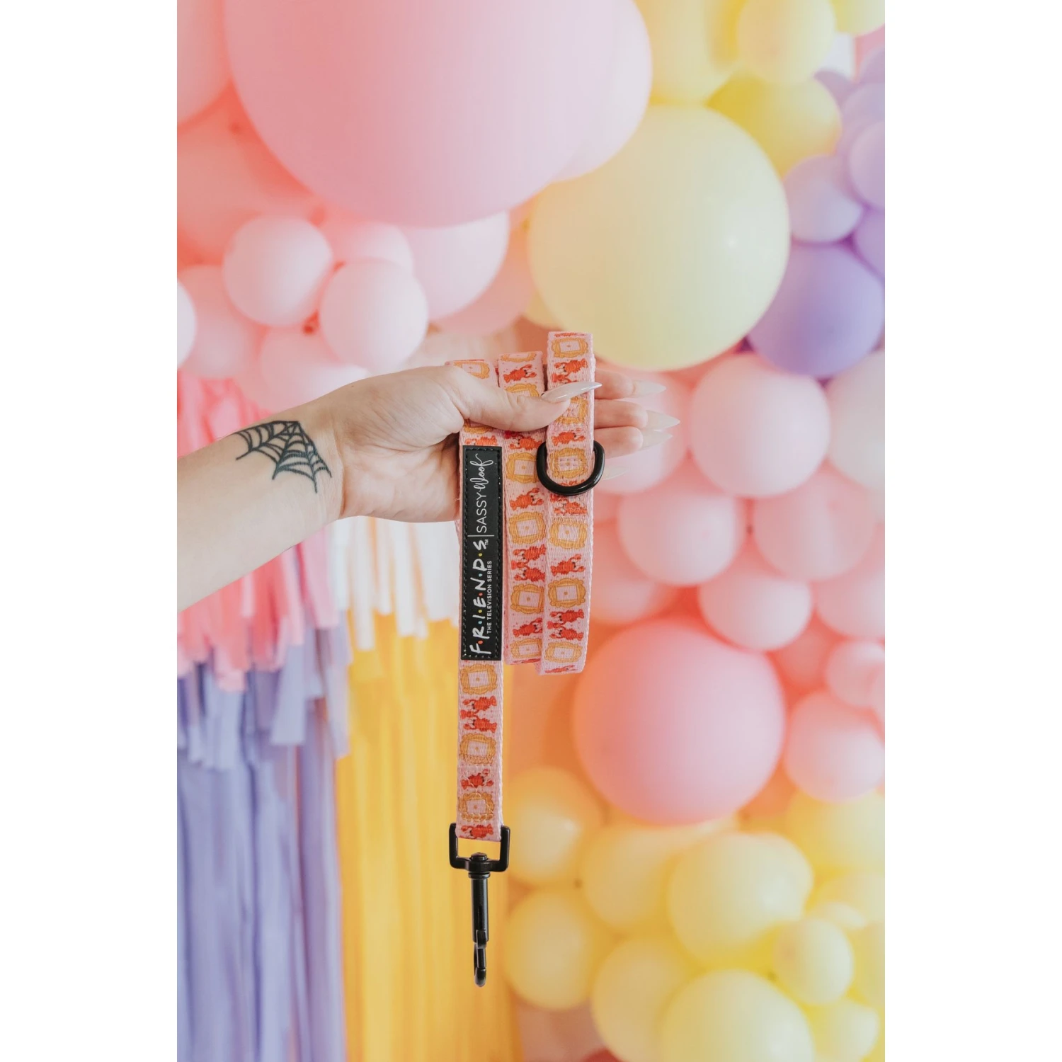 Sassy Woof Friends Dog Harness & Leash, Pink 7 Sassy Woof Friends Dog Harness & Leash, Pink - Image 5