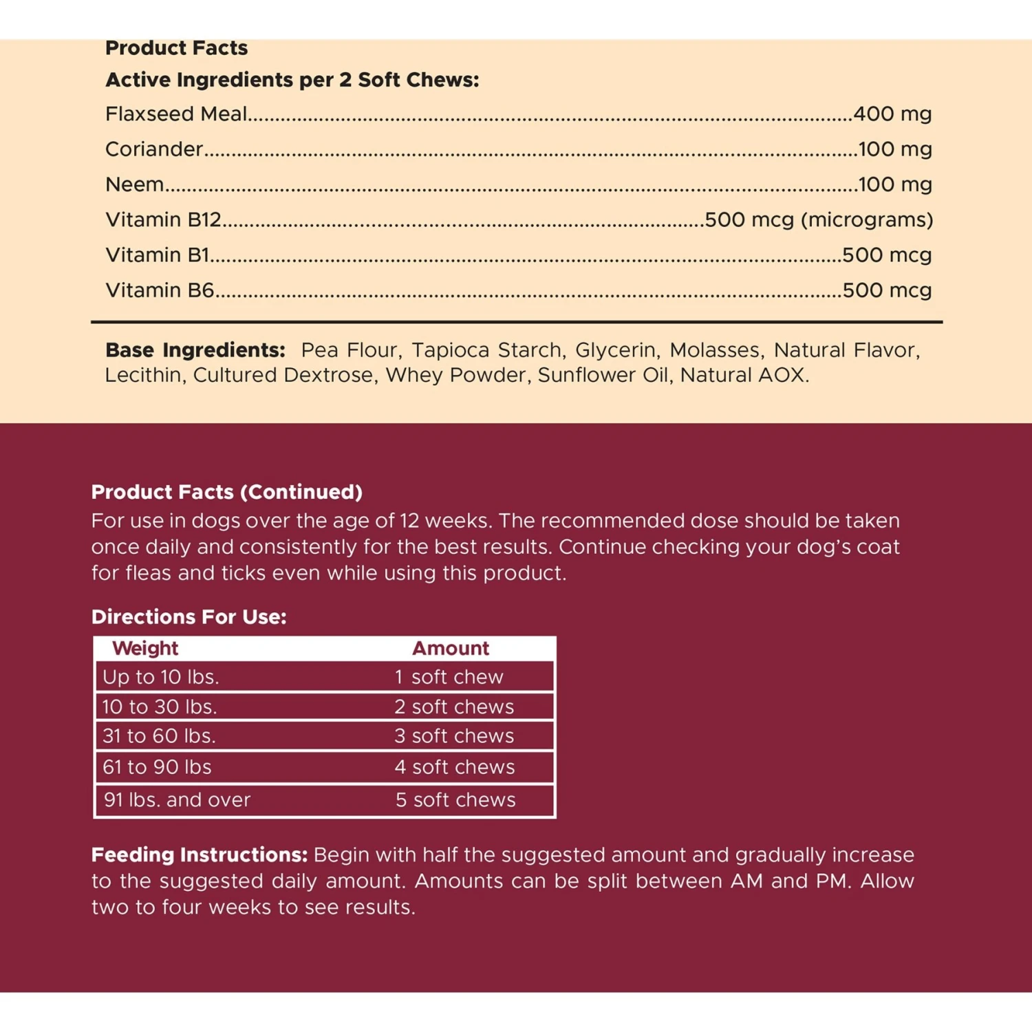 Chew + Heal Flea & Tick Support Soft Chew Supplement For Dogs, 180 Count 11 Chew + Heal Flea & Tick Support Soft Chew Supplement For Dogs, 180 Count - Image 9